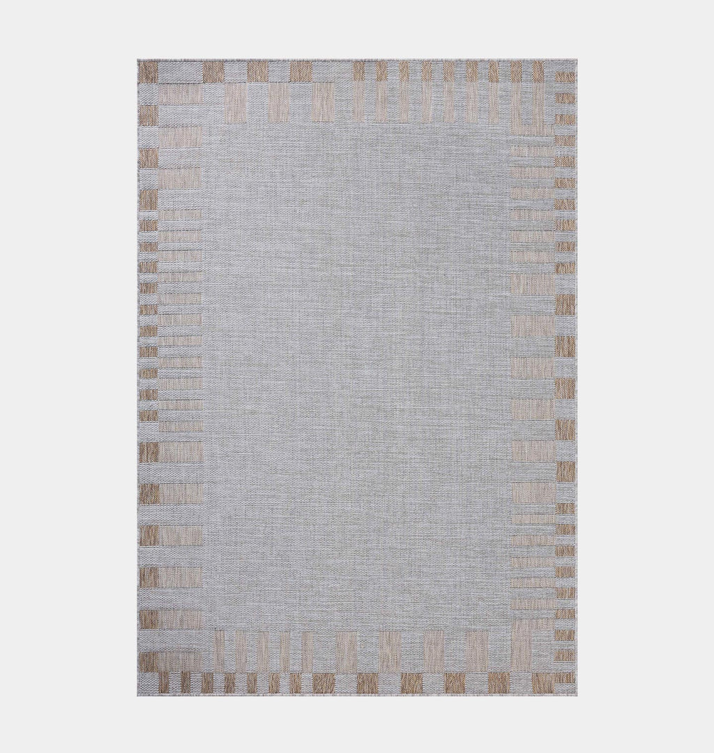 Topanga TOP-08 Silver / Natural Area Rug