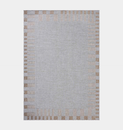 Topanga TOP-08 Silver / Natural Area Rug