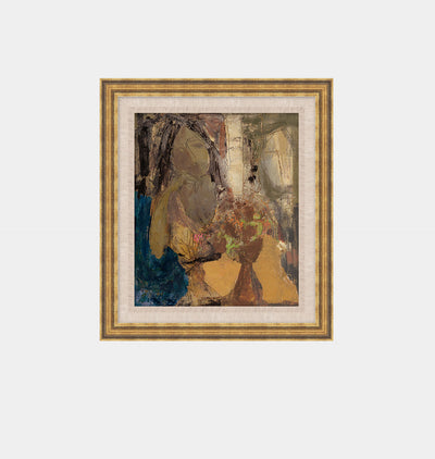 Talk Over Coffee Framed Print