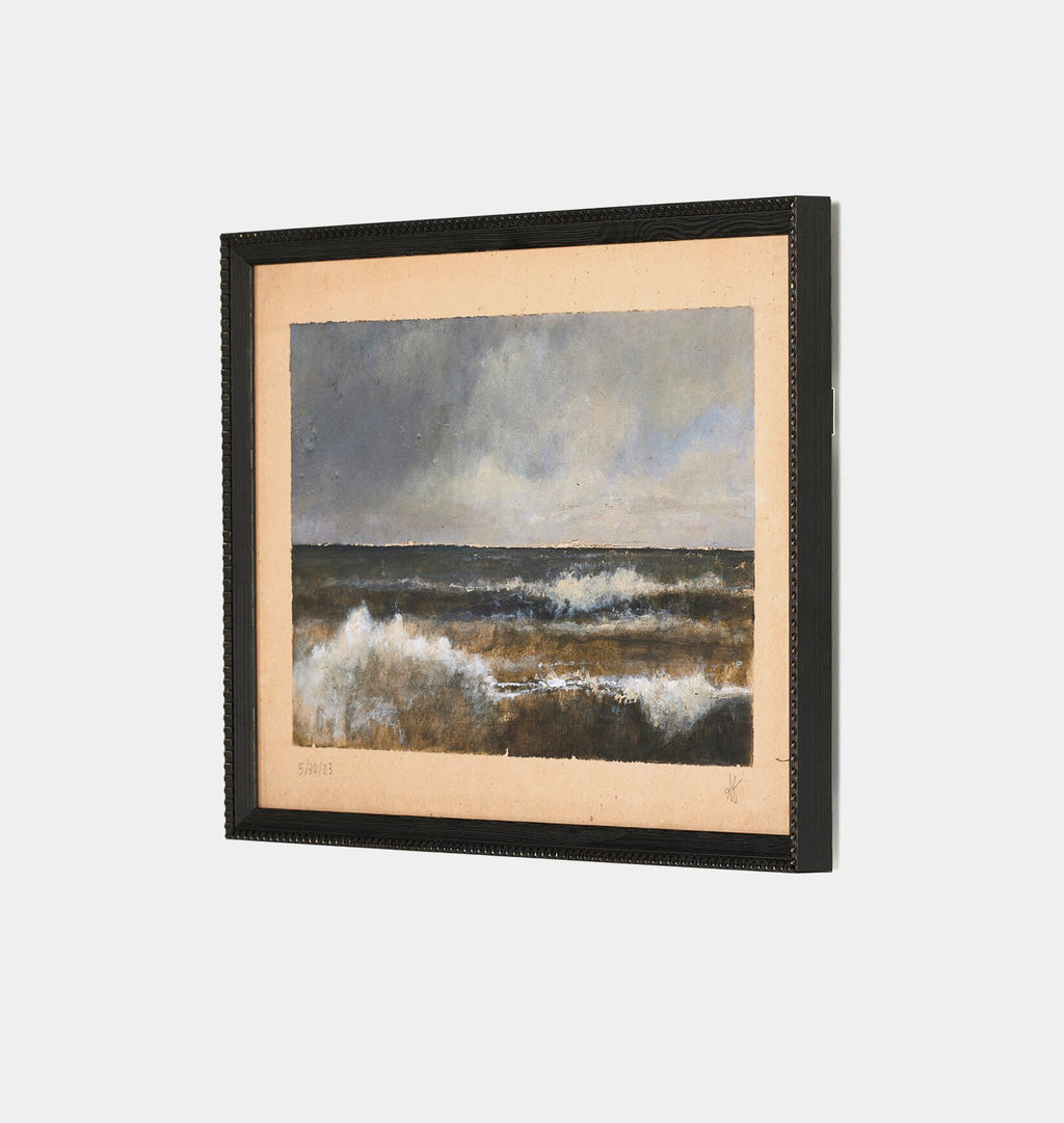Tides A Changing by Aileen Fitzgerald Framed Print