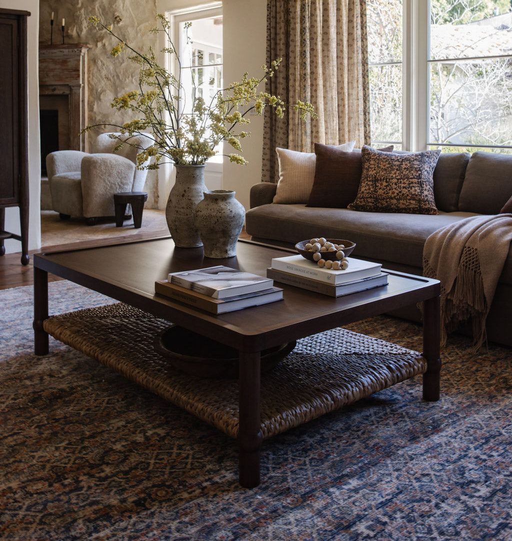 Heritage HER-12 Blue / Rust Area Rug