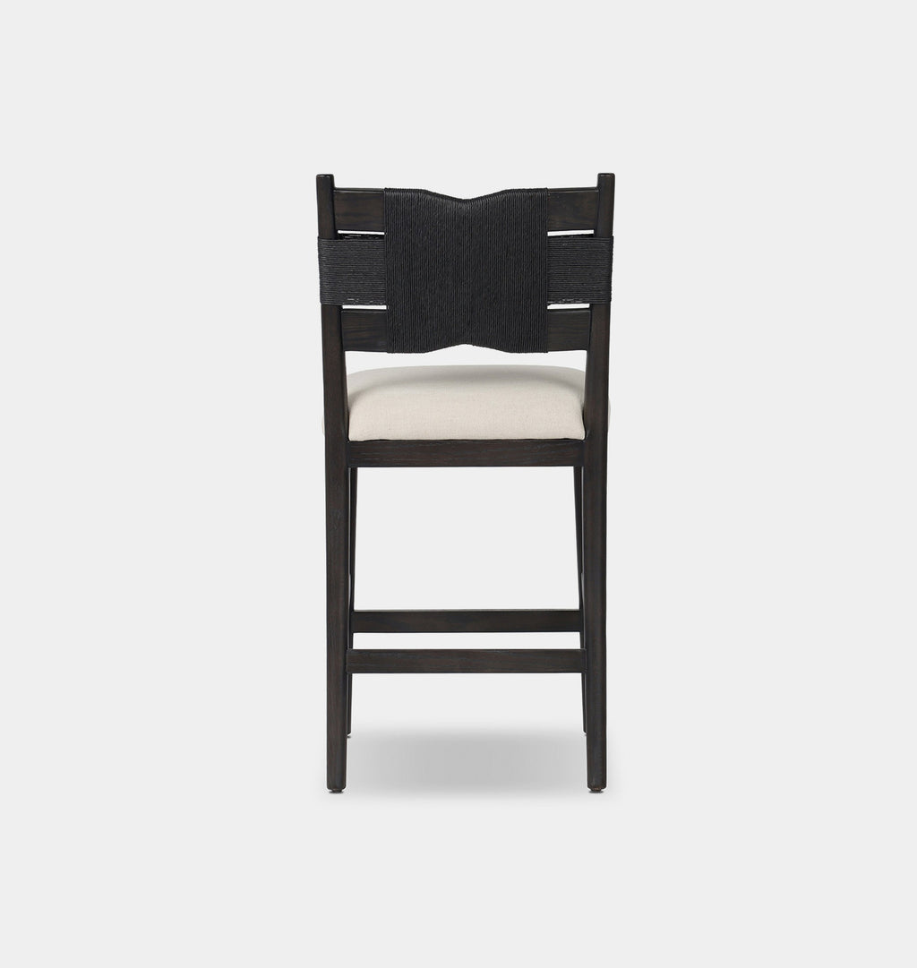 Tova Counter Stool Distressed Black