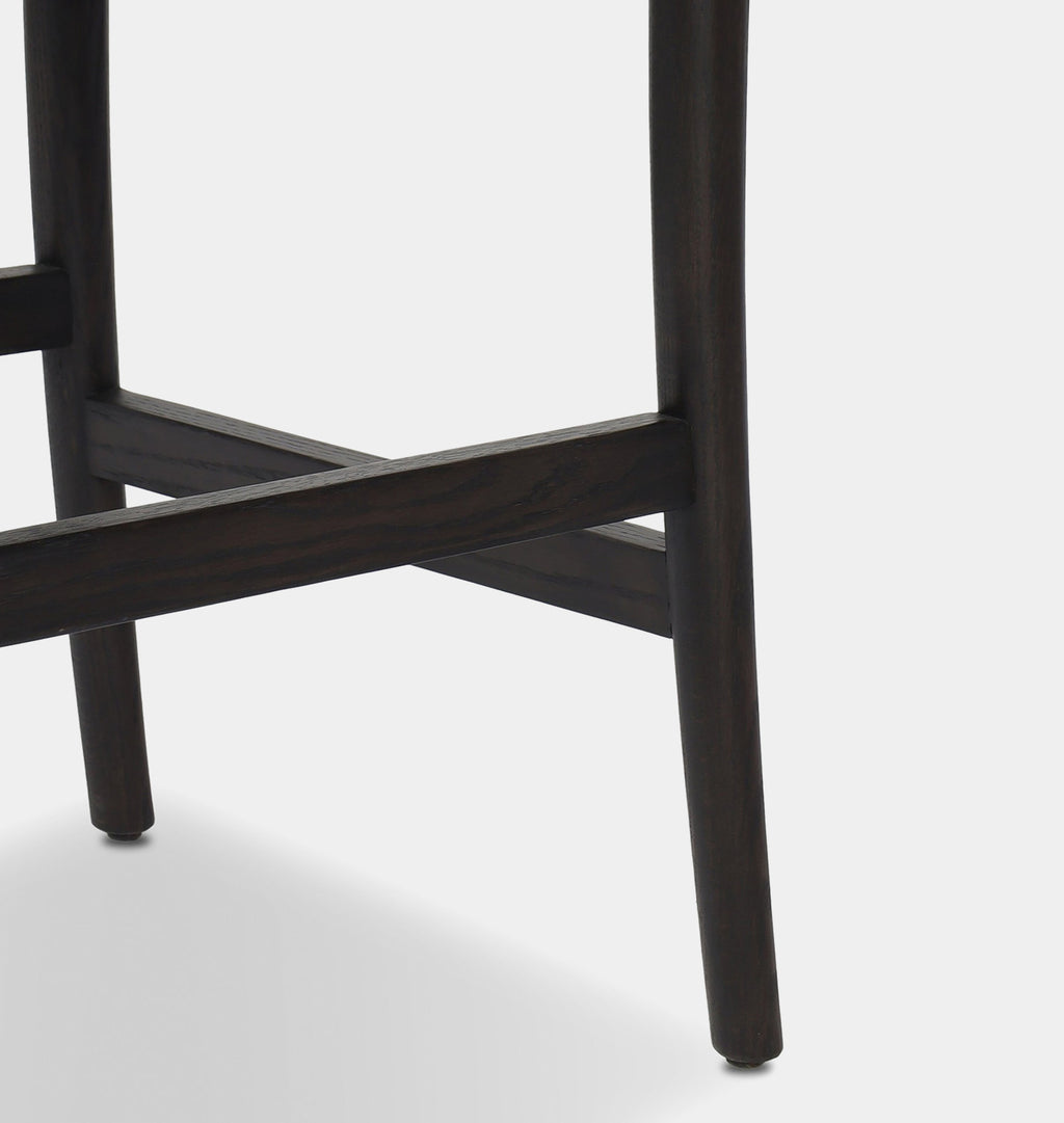 Tova Counter Stool Distressed Black