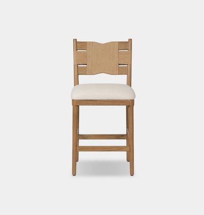Tova Counter Stool Light Buff Oak