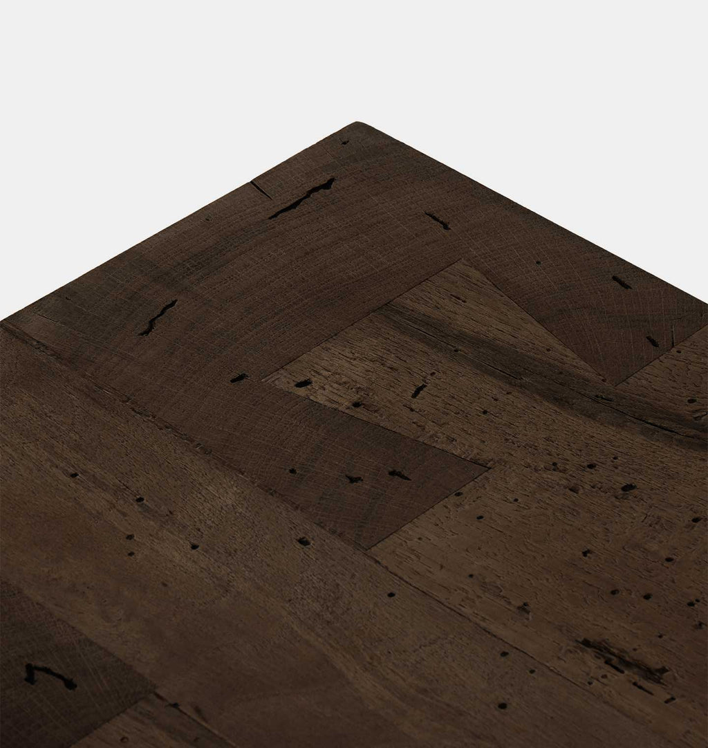 Tudor Media Console Rustic Ebony