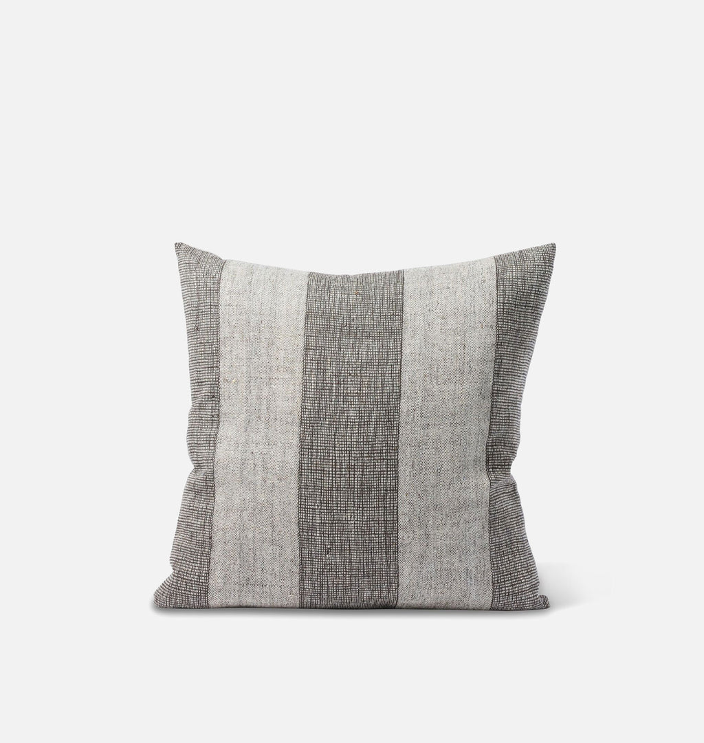 Vintage Grey Stripe Pillow 