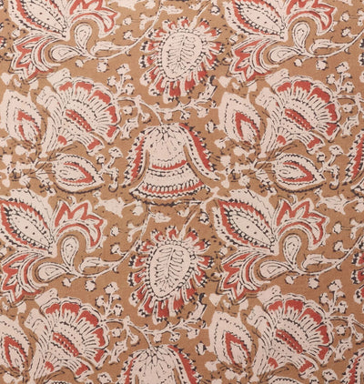Vintage Rust Paisley Pillow Close Up