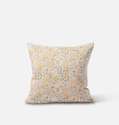 Vintage Pink Floral Pillow