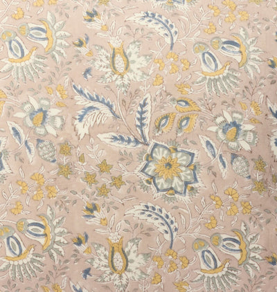 Vintage Pink Floral Pillow Detail