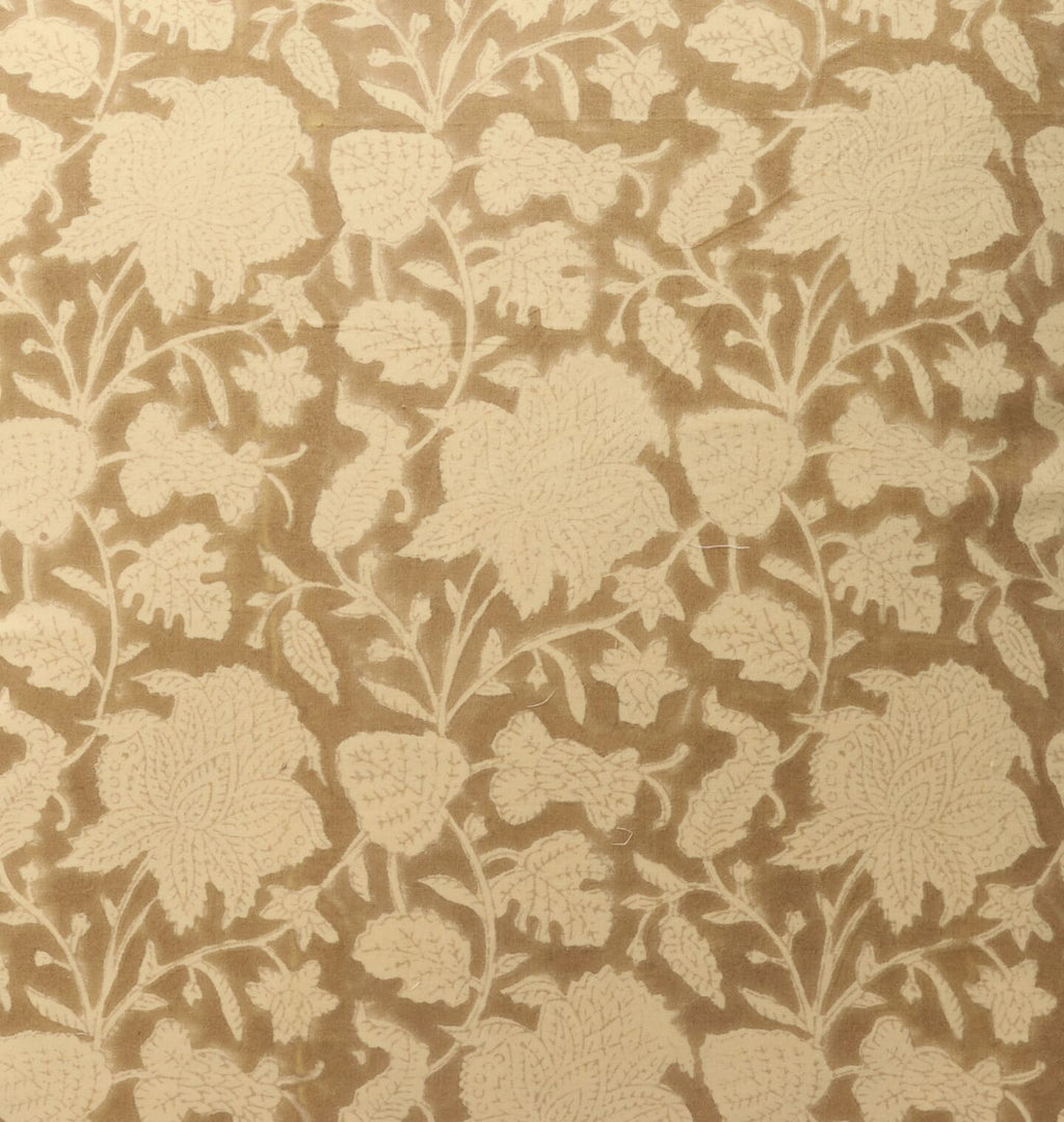 Vintage Gold Floral Pillow Detail