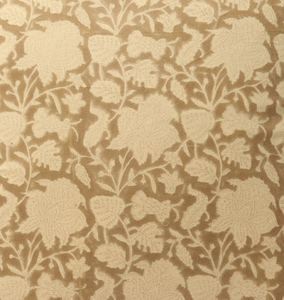 Vintage Gold Floral Pillow Detail
