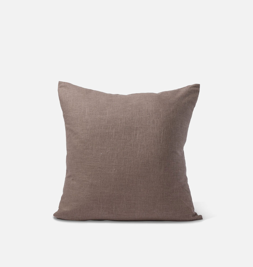 Vintage Brown Solid Pillow 