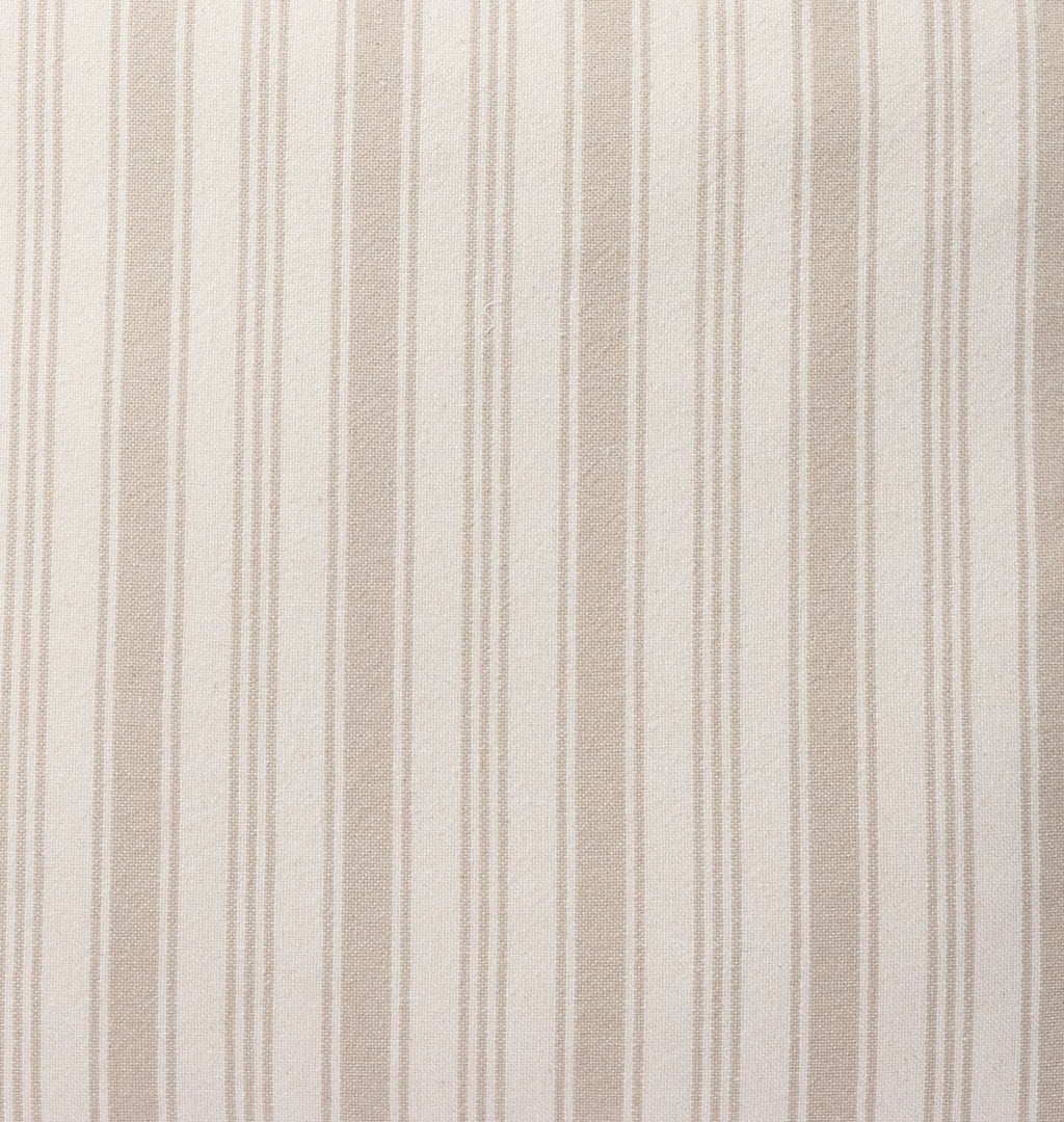 Vintage Beige Striped Pillow Detail