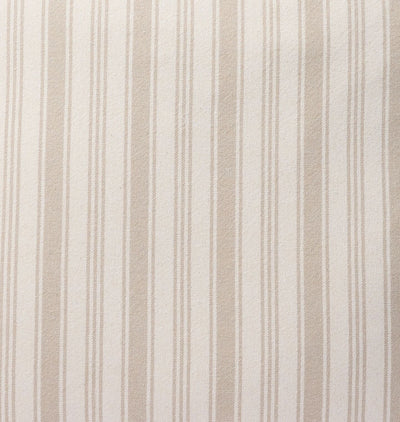 Vintage Beige Striped Pillow Detail
