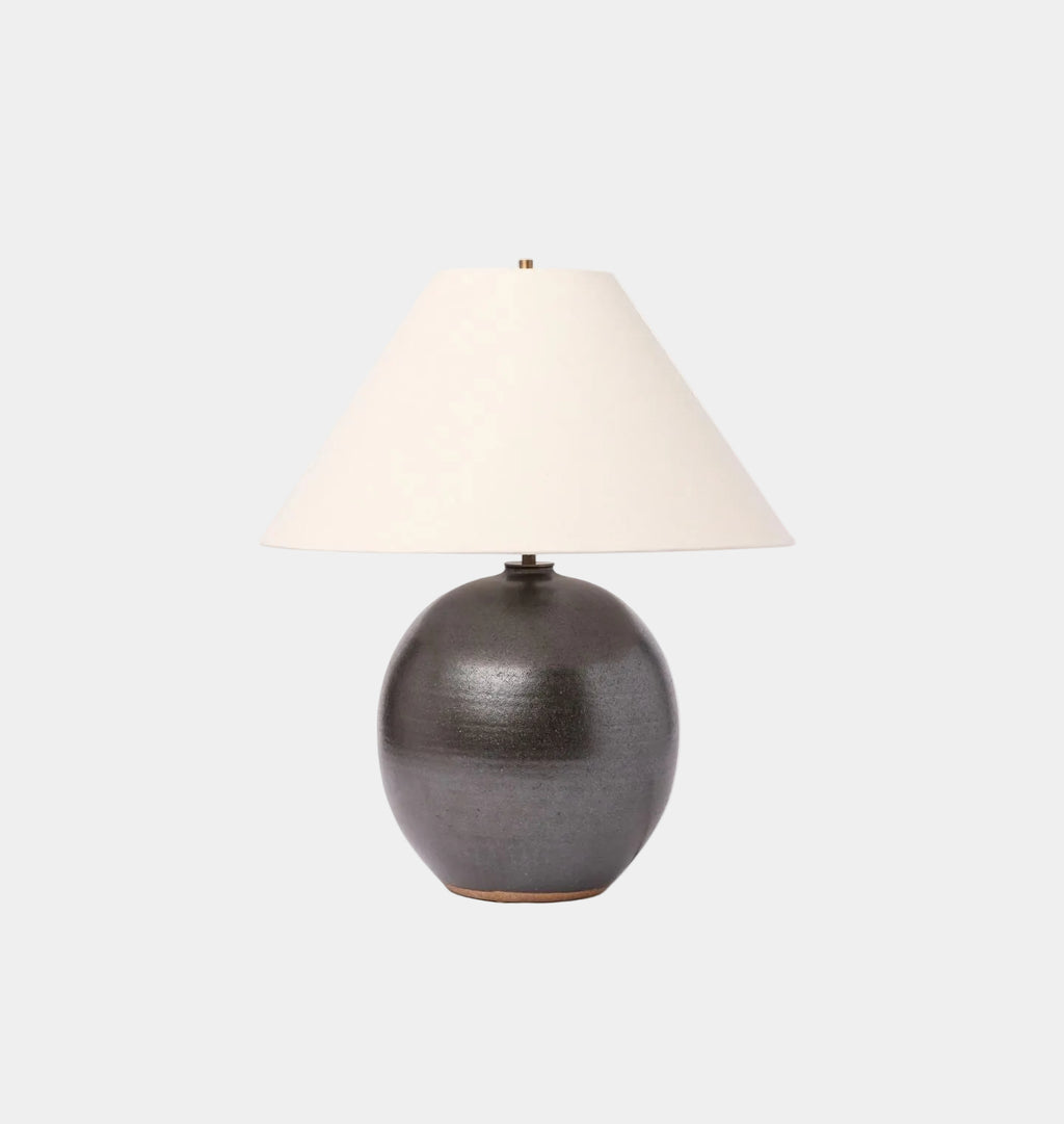 Orb Table Lamp in Iron Black