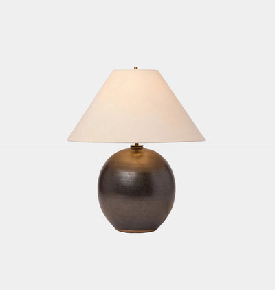 Orb Table Lamp in Iron Black