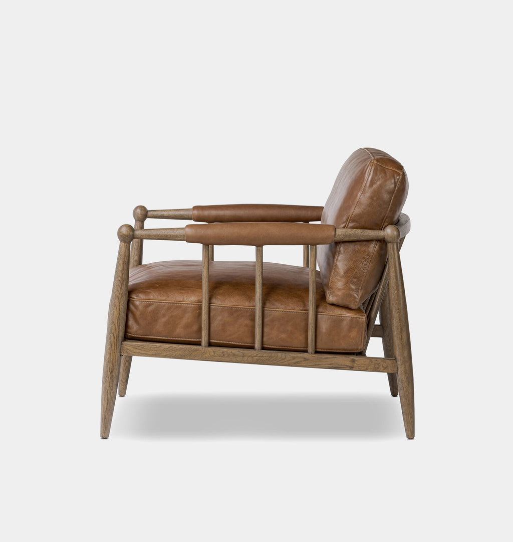 Warren Lounge Chair Dulane Mahogany