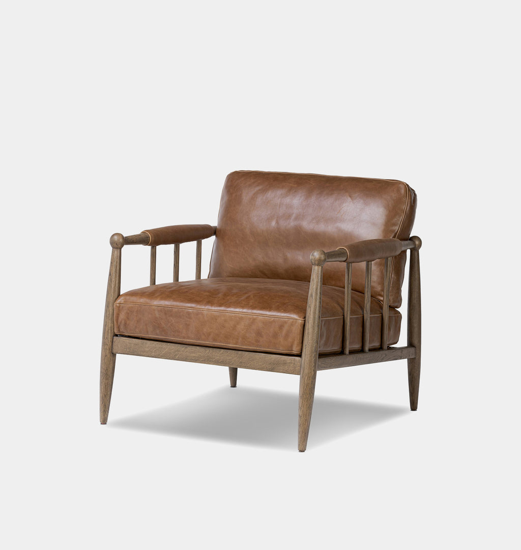 Warren Lounge Chair Dulane Mahogany