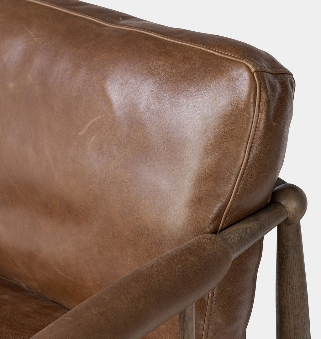 Warren Lounge Chair Dulane Mahogany