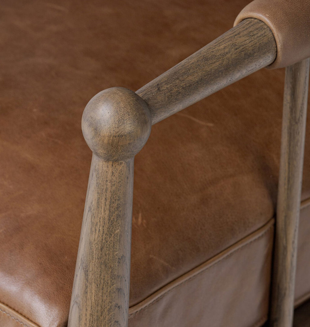 Warren Lounge Chair Dulane Mahogany