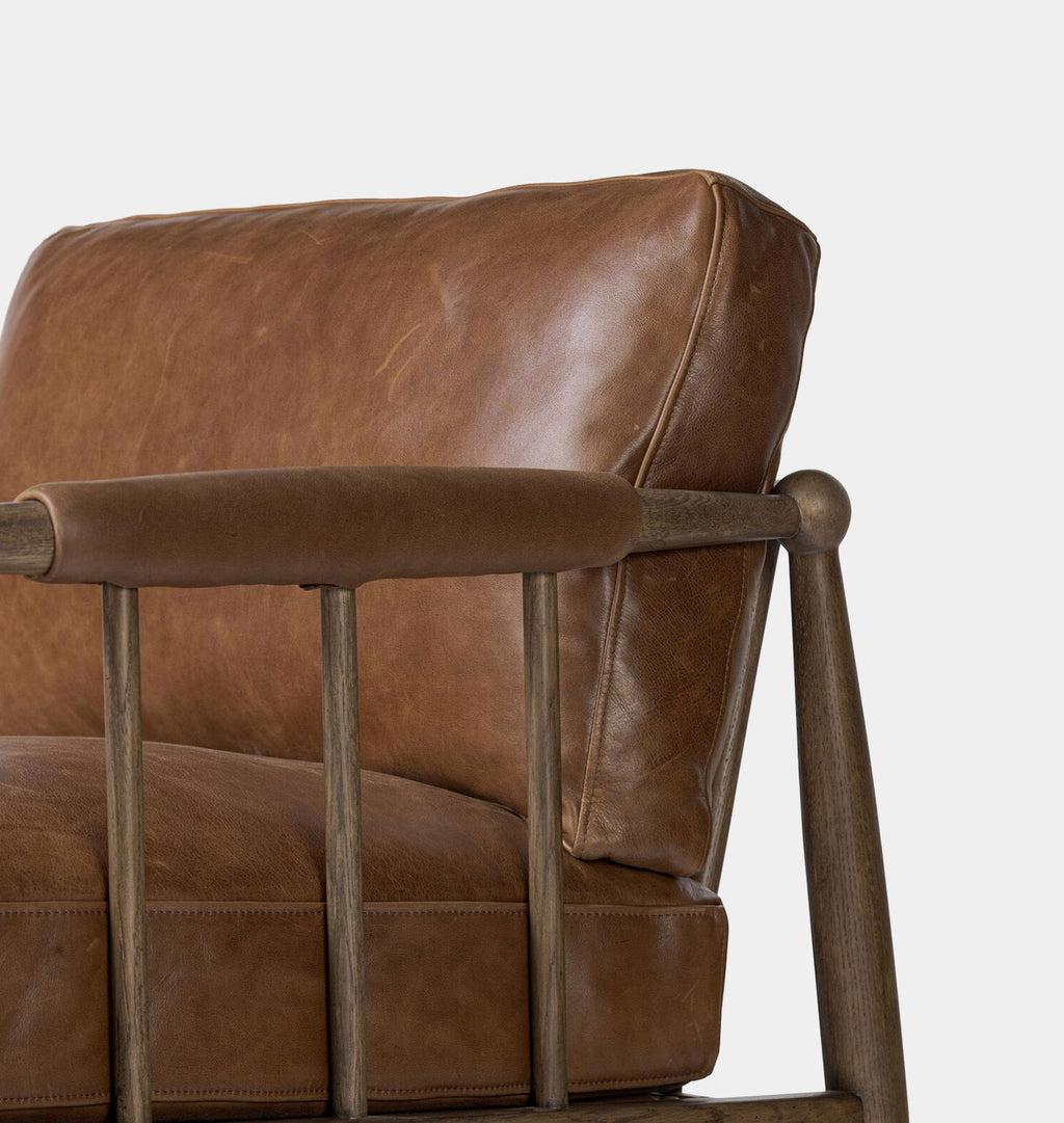 Warren Lounge Chair Dulane Mahogany