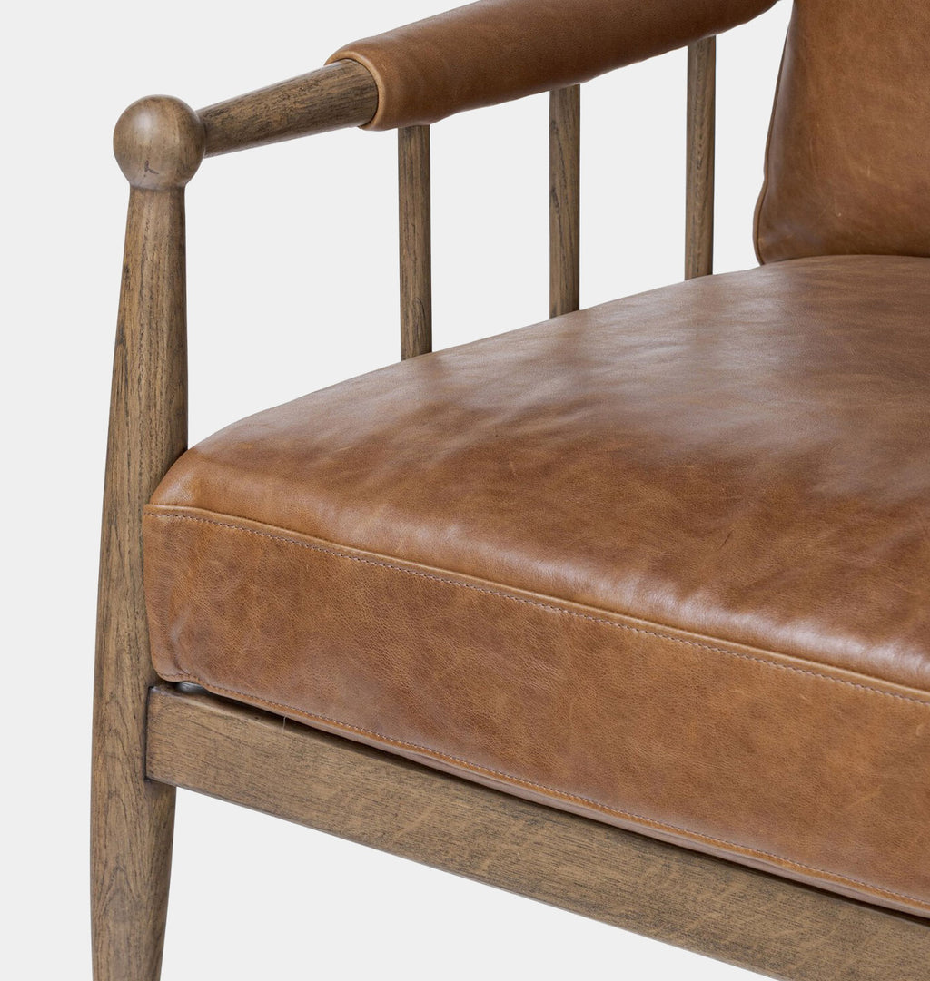 Warren Lounge Chair Dulane Mahogany