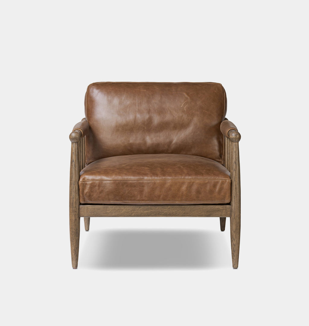 Warren Lounge Chair Dulane Mahogany