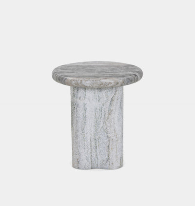 Waylie Small River Grey Marble End Table