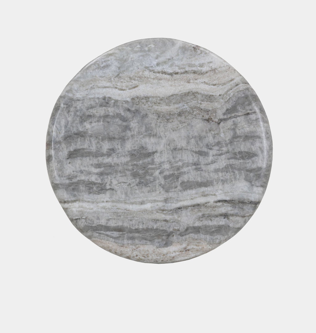 Waylie Small River Grey Marble End Table