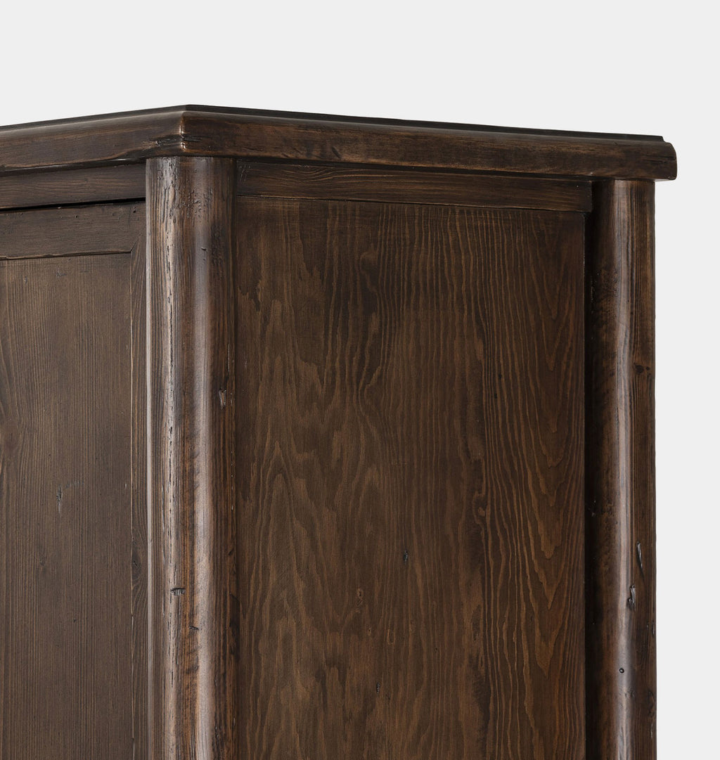 Wilder Bar Cabinet Aged Pine