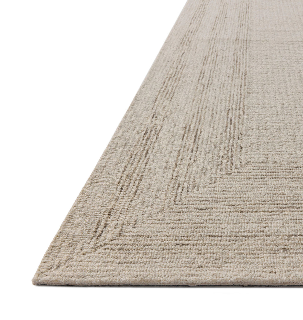 Windsor WIN-01 Ivory / Stone 18" x 18" Sample Rug