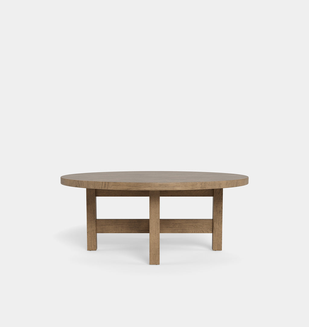 X-Base Coffee Table Driftwood Oak