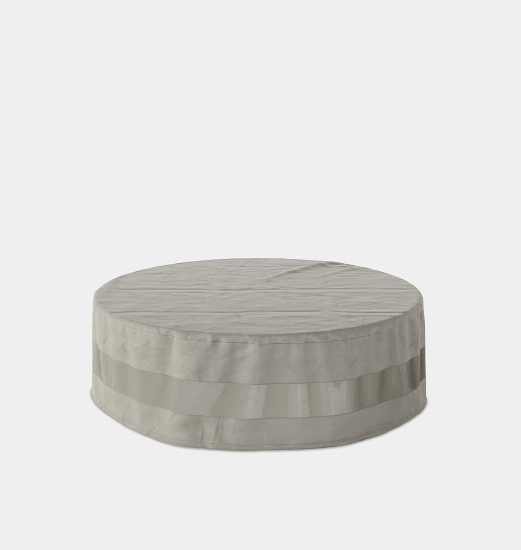 Yarrow Weatherproof Outdoor Round Coffee Table Cover Large