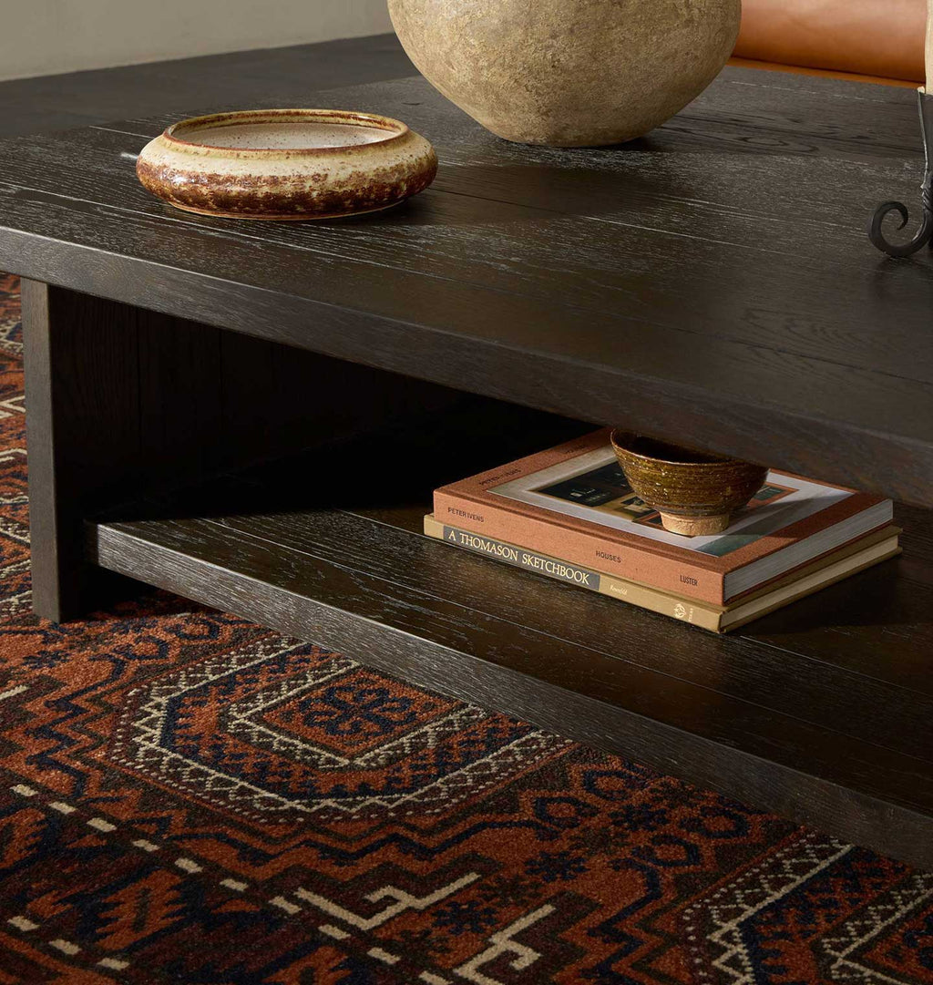Zeno Coffee Table Black Oak