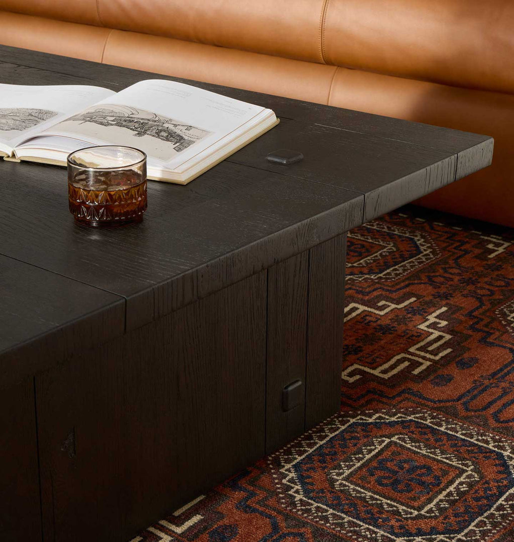 Zeno Coffee Table Black Oak