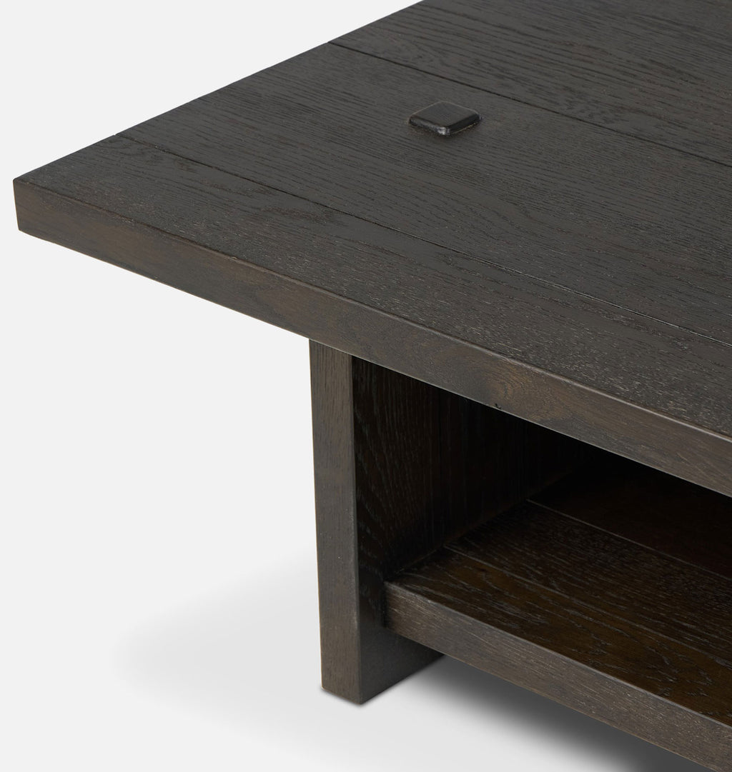 Zeno Coffee Table Black Oak