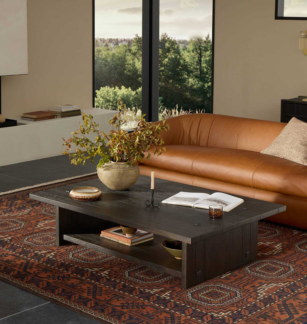 Zeno Coffee Table Black Oak