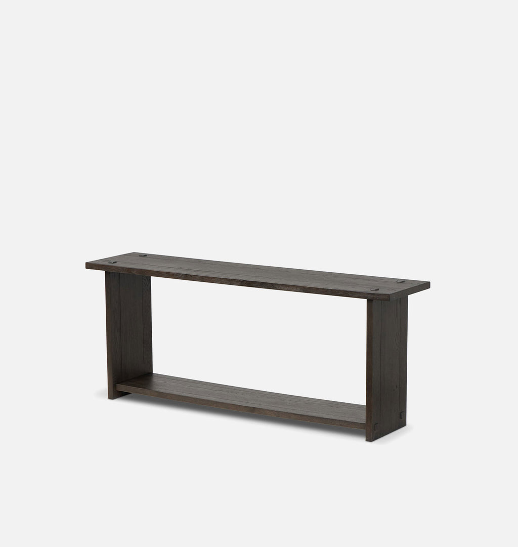Zeno Console Table Black Oak
