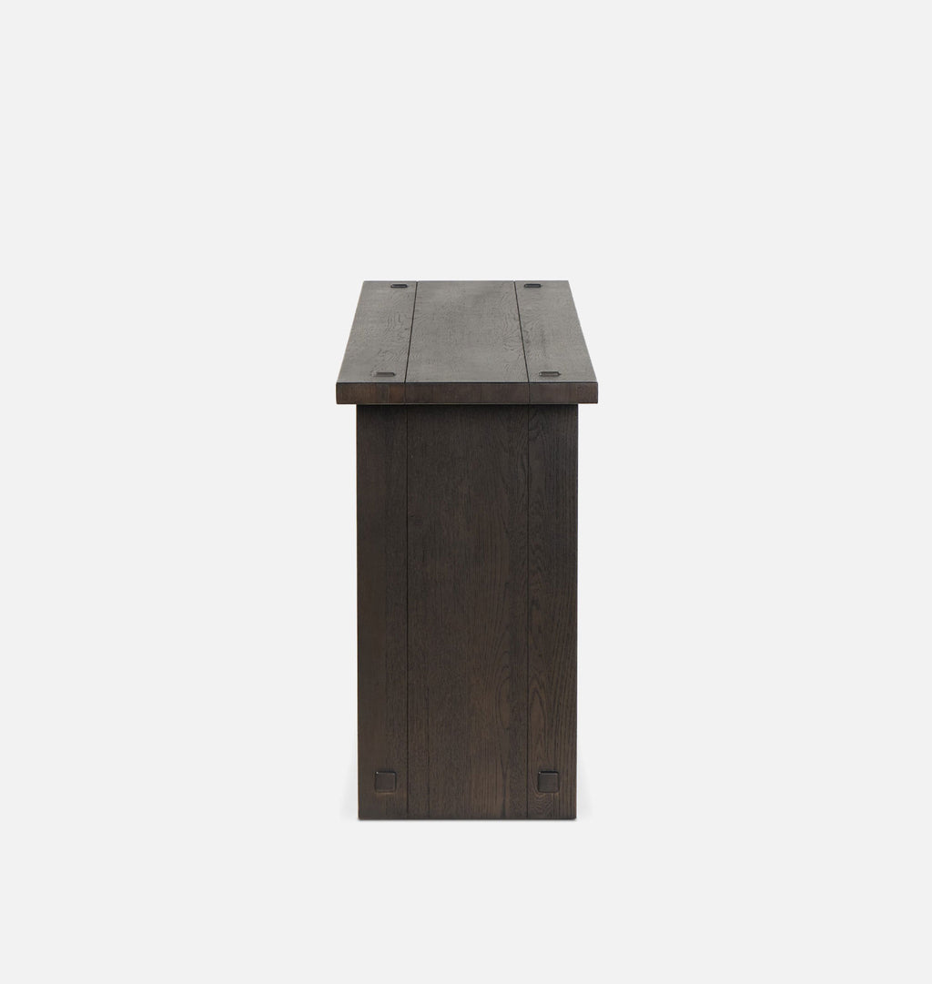 Zeno Console Table Black Oak