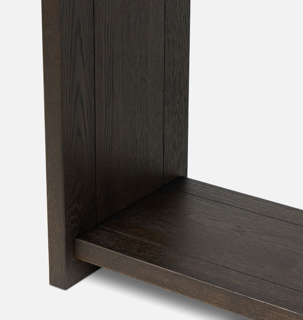 Zeno Console Table Black Oak