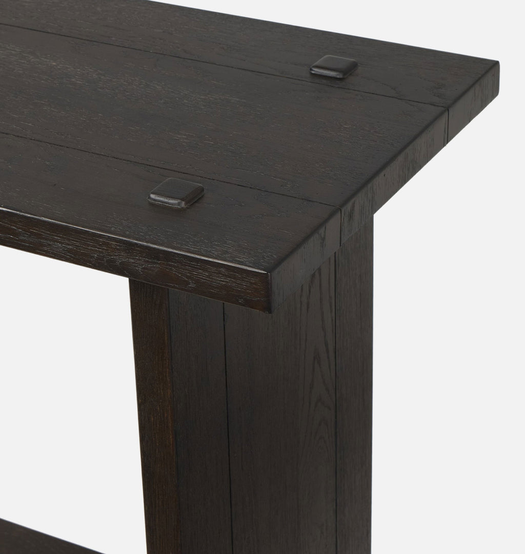 Zeno Console Table Black Oak