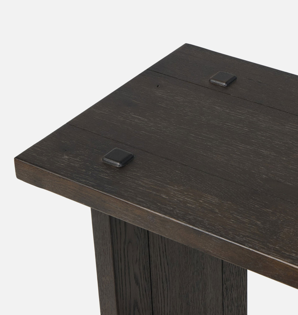 Zeno Console Table Black Oak