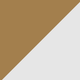 Antique Brass / White Glass