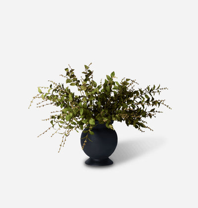 Faux European Beech Bundle in Large Barro Vase