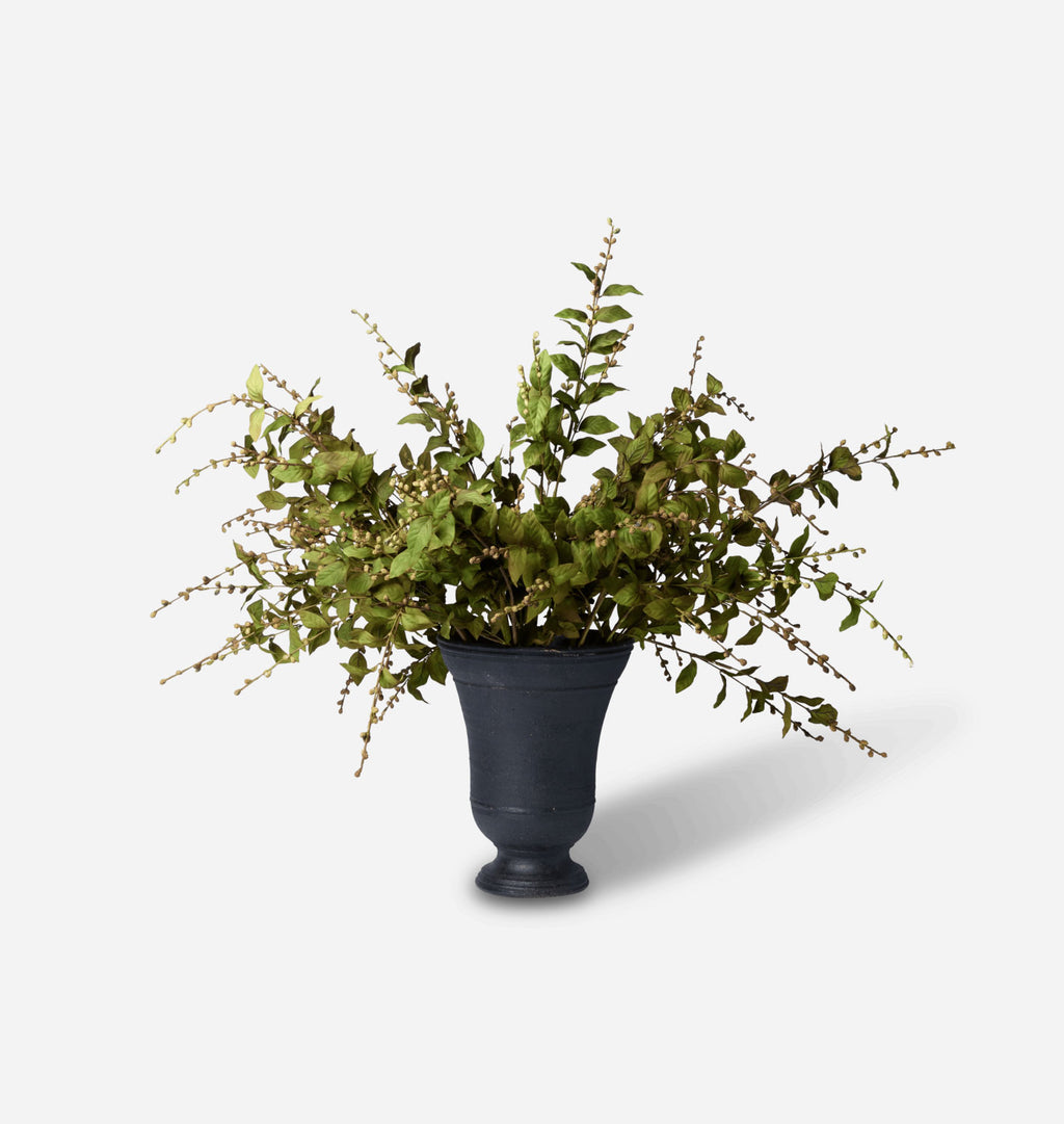 Faux European Beech Bundle in Large Bergen Vase