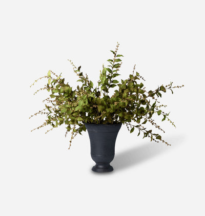Faux European Beech Bundle in Large Bergen Vase