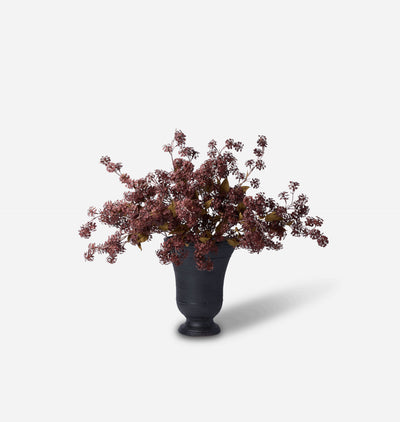 Faux Elderberry Bundle in Large Bergen Vase