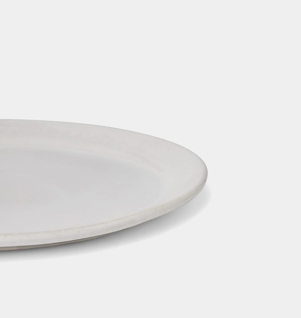 Farmhouse Oval Platter Classic White