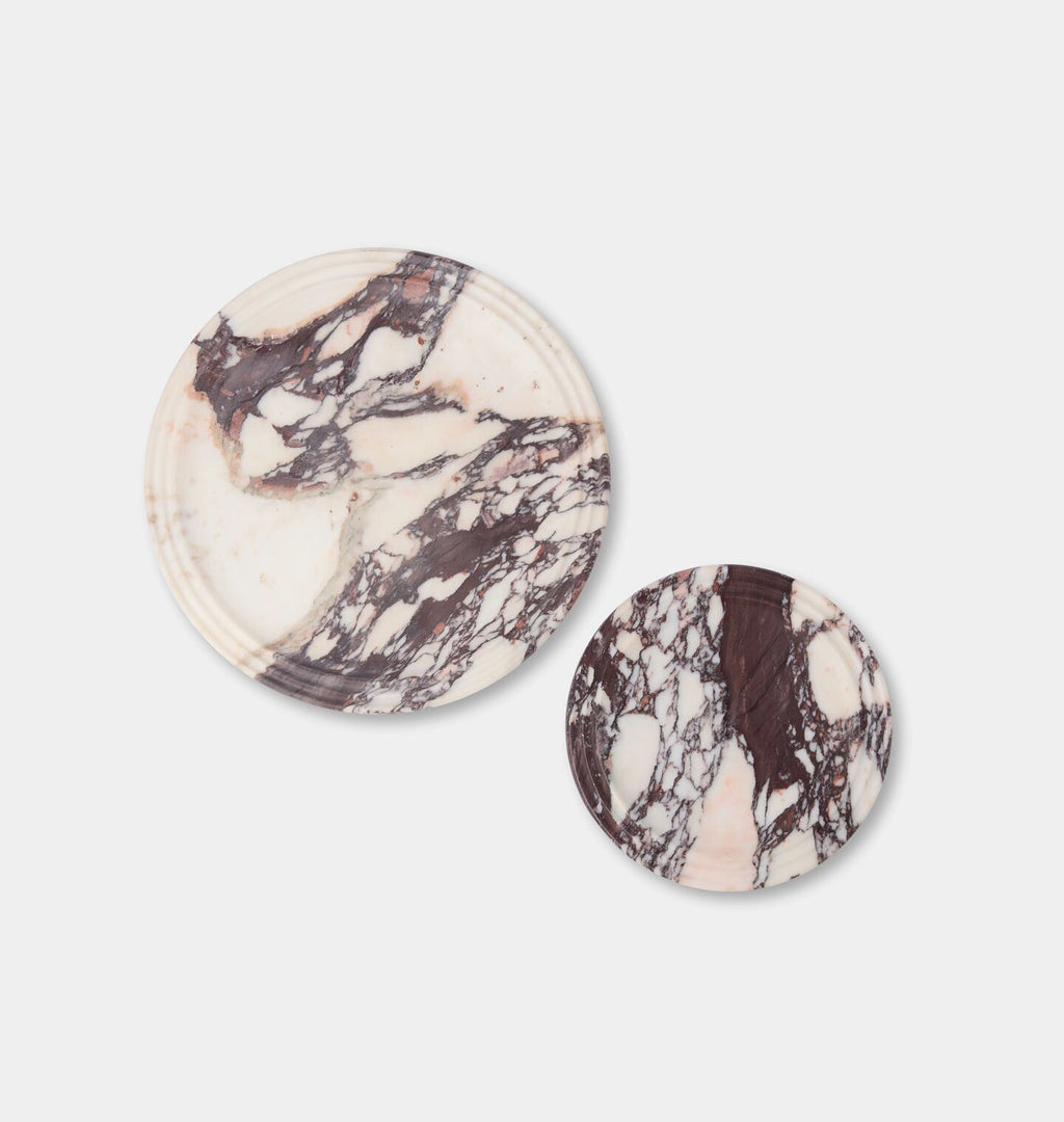 Helena Round Marble Tray