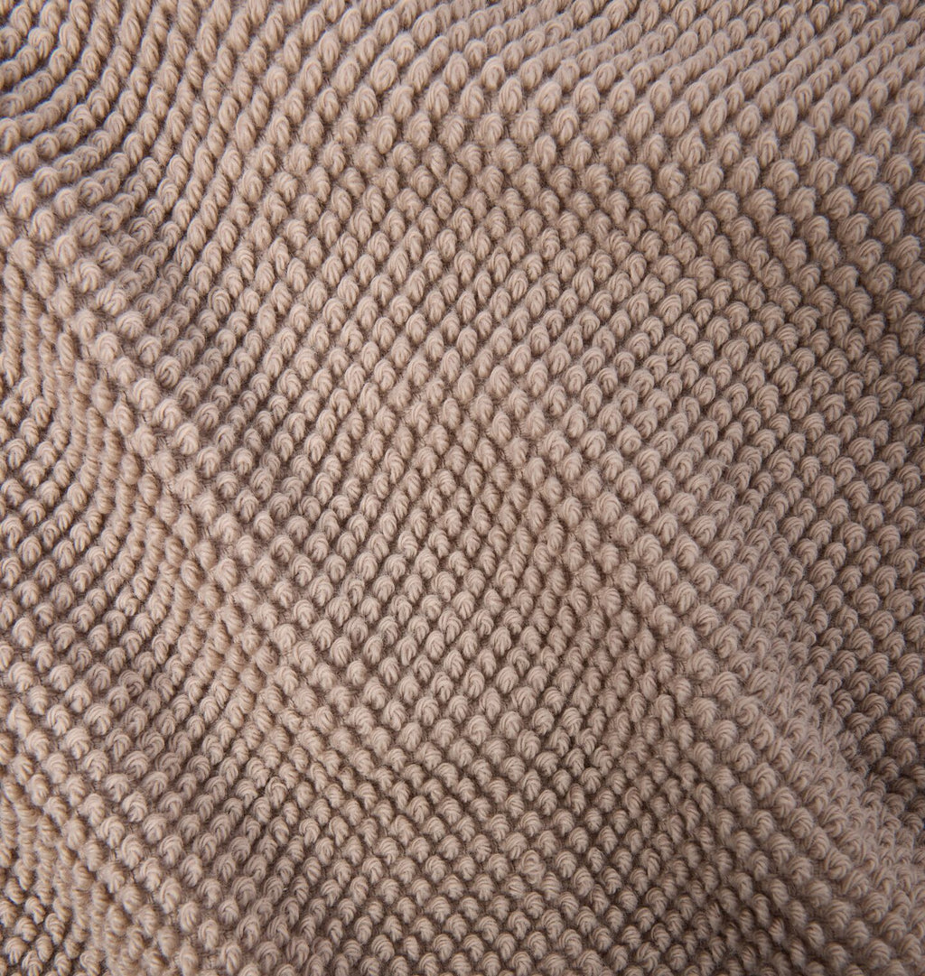 Mahon Rice Weave Bath Towel Clay